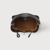 BORSA MONDA'® SMALL IN PELLE MARTELLATA BLACK NERO - Black Nero | Zanellato