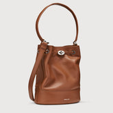 SMALL MONDA'® BAG IN HAMMERED LEATHER BROWN CANALETTO - Fall Winter Bags | Zanellato
