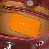 MONDÀ® S IN RED RADICCHIO DI TREVISO HAMMERED LEATHER | Zanellato