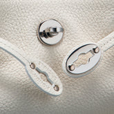 BORSA MONDA'® SMALL IN PELLE MARTELLATA WHITE LATTE | Zanellato