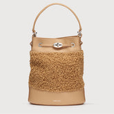 BORSA MONDA'® SMALL IN TESSUTO BROWN TEDDY - Borse Autunno Inverno | Zanellato