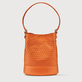 BORSA MONDA'® SMALL IN MUSIVA ORANGE DI SICILIA | Zanellato