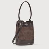 BORSA MONDA'® SMALL IN VIMINI BROWN SOTTOBOSCO - Mondà® | Zanellato