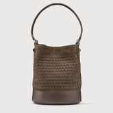 MONDA'® SMALL BAG IN MUSIVA SUEDE BROWN NOUGAT | Zanellato