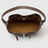 MONDA'® SMALL BAG IN MUSIVA SUEDE BROWN NOUGAT | Zanellato