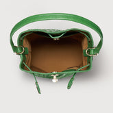 MONDA'® SMALL LEATHER BAG CACTUS GREEN CORTE DEI GRECI | Zanellato