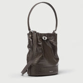 MONDÀ® S IN BROWN ESPRESSO PRINTED LEATHER - FOULARD 70 LINE | Zanellato