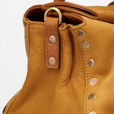 SMALL DOTTA® BAG IN NUBUCK BROWN BRANDY - Brown Brandy | Zanellato