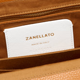 SMALL DOTTA® BAG IN NUBUCK BROWN BRANDY - Brown Brandy | Zanellato