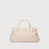SMALL DOTTA® BAG IN NUBUCK BEIGE MALVA - Beige Malva | Zanellato