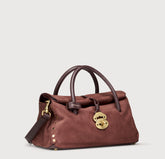 BORSA DOTTA® SMALL IN NABUK RED BARBERA - Dotta® | Zanellato