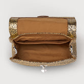 BABY POSTINA® BAG IN LAMINATED LEATHER GOLD MIDA - Gold Mita | Zanellato