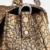 BABY POSTINA® BAG IN LAMINATED LEATHER GOLD MIDA - Gold Mita | Zanellato