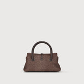 DOTTA® BABY BAG IN BROWN UNDERGROUND WICKER | Zanellato