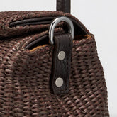 DOTTA® BABY BAG IN BROWN UNDERGROUND WICKER | Zanellato