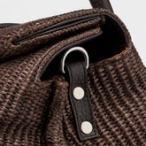 DOTTA® SMALL BAG IN BROWN UNDERGROUND WICKER | Zanellato