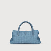 DOTTA® SMALL WICKER BAG ADRIATIC BLUE | Zanellato