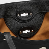 BORSA A'SPASSO® MEDIUM IN TESSUTO BLACK BELGA | Zanellato