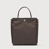 BORSA A'SPASSO® MEDIUM IN TESSUTO BROWN NOCE DI SORRENTO - Borse in Pelle e Tessuto | Zanellato