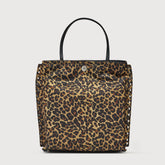 BORSA A'SPASSO® MEDIUM IN TESSUTO BLACK ZOO - Borse in Pelle e Tessuto | Zanellato