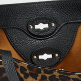 BORSA A'SPASSO® MEDIUM IN TESSUTO BLACK ZOO | Zanellato