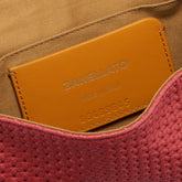 POSTINA® BABY LEATHER BAG VENISSA HOME SPECIAL HANDLE RED TANGO | Zanellato