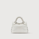 POSTINA® BABY LEATHER BAG VENISSA HOME SPECIAL HANDLE WHITE CIMA | Zanellato