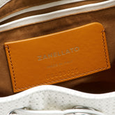 MONDA'® SMALL LEATHER BAG VENISSA HOME SPECIAL HANDLE WHITE CIMA | Zanellato