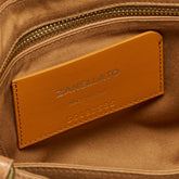 POSTINA® SMALL LEATHER BAG IN ZASHMERE® &  CACTUS BROWN DORSODURO | Zanellato