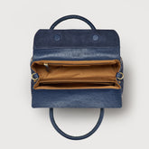 BORSA DOTTA® SMALL IN PELLE ZASHMERE® & CACTUS BLUE SIDERALE | Zanellato