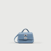 POSTINA® WALLET IN BLUE SAMBUCO NOTTURNO HAMMERED LEATHER | Zanellato