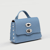 POSTINA® WALLET IN BLUE SAMBUCO NOTTURNO HAMMERED LEATHER | Zanellato
