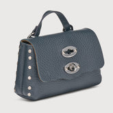 POSTINA® WALLET IN PELLE MARTELLATA BLUE PAVON - Blue Pavon | Zanellato