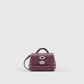 POSTINA® WALLET IN VIOLET AMARENA MODENESE HAMMERED LEATHER | Zanellato