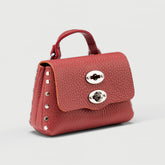 POSTINA® WALLET IN RED RADICCHIO DI TREVISO HAMMERED LEATHER | Zanellato