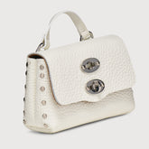 POSTINA® WALLET IN PELLE MARTELLATA BIANCO LATTE - Bianco Latte | Zanellato