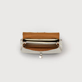 POSTINA® WALLET IN PELLE MARTELLATA BIANCO LATTE - Bianco Latte | Zanellato