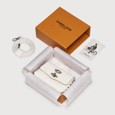 POSTINA® WALLET IN PELLE MARTELLATA BIANCO LATTE - Bianco Latte | Zanellato