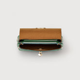 POSTINA® LEATHER WALLET IN CACTUS GREEN CORTE DEI GRECI | Zanellato