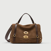 POSTINA® RE S IN BROWN TARTUFO DI NORCIA NAUBUCK - Postina® | Zanellato
