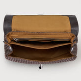 POSTINA® SMALL WICKER BAG BROWN SOTTOBOSCO | Zanellato