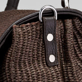 POSTINA® SMALL WICKER BAG BROWN SOTTOBOSCO | Zanellato
