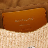 BORSA POSTINA® BABY IN VIMINI BEIGE PAPRIKA DOLCE | Zanellato