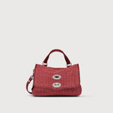 POSTINA® BABY BAG IN RED VIGNOLA WICKER - Postina® | Zanellato