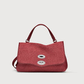 POSTINA® SMALL WICKER BAG RED VIGNOLA - Postina® | Zanellato