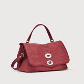 POSTINA® SMALL WICKER BAG RED VIGNOLA - Postina® | Zanellato