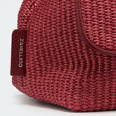 POSTINA® SMALL WICKER BAG RED VIGNOLA | Zanellato