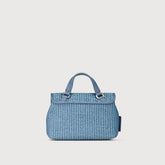 POSTINA® BABY WICKER BAG BLUE ADRIATICO | Zanellato