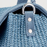 POSTINA® BABY WICKER BAG BLUE ADRIATICO | Zanellato