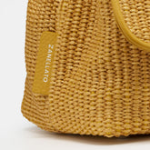 BORSA POSTINA® SMALL IN VIMINI YELLOW PROVENZA | Zanellato